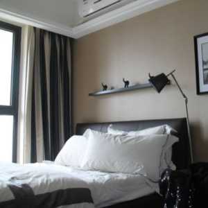 现代日式卧室吊灯装修效果图