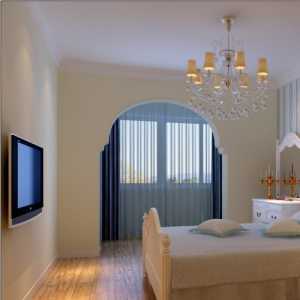 美式家具吸顶灯实木卧室装修效果图