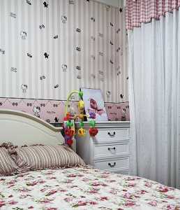三室一厅粉色卧室装修效果图