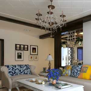中式客厅灯具富裕型装修效果图