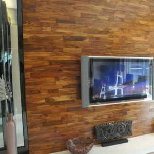 实木电视柜吸顶灯客厅中式装修效果图