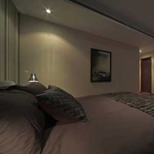 卧室现代卧室头背景墙头灯装修效果图