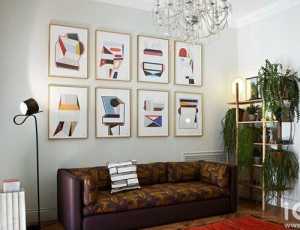 沙发茶几照片墙客厅装修效果图