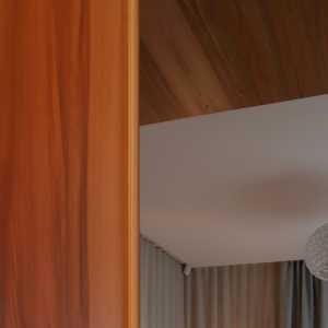 玄关柜现代简约窗帘复式装修效果图