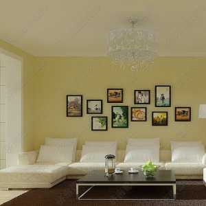 窗帘灯具现代客厅家具装修效果图