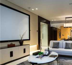美式家庭客厅电视背景墙装修效果图