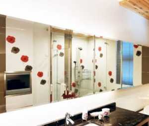 卫生间镜子卫浴柜卫浴洁具装修效果图