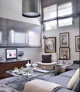 现代简约沙发小户型三居装修效果图