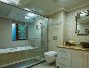 3平米卫生间玻璃浴室装修效果图