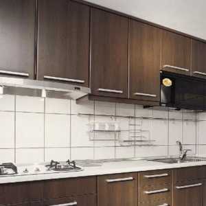 厨房白色北欧开放式厨房装修效果图