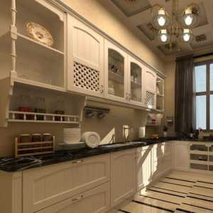 置物架橱柜厨房瓷砖背景墙装修效果图