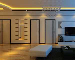 豪华型客厅灯具欧式装修效果图