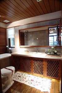 卫生间浴缸现代家具面盆装修效果图