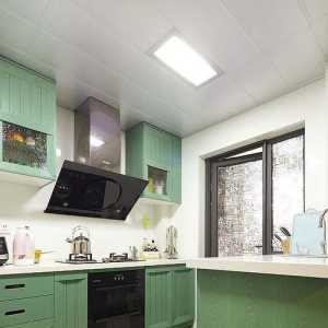 复式住宅现代厨房装修效果图