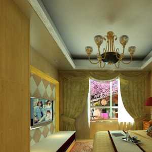 台湾家居富裕型中式卧室装修效果图