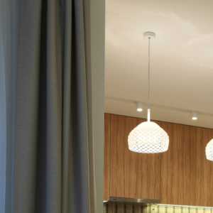 美式实木家具餐厅家具吊灯装修效果图
