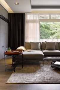 沙发茶几现代家具二居装修效果图
