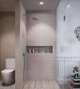 简约复式富裕型淋浴房安装装修效果图
