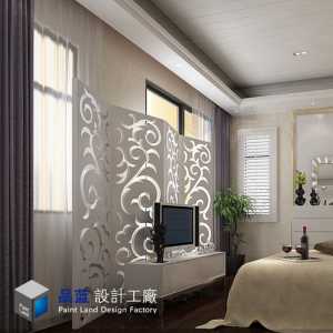 中式卧室家具卧室壁纸装修效果图