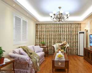 欧式美式家具客厅沙发吊灯装修效果图