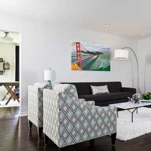 沙发壁纸客厅背景墙富裕型装修效果图
