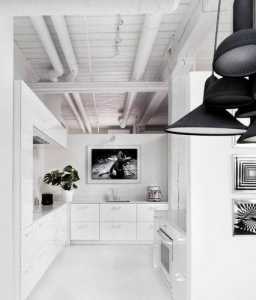 现代别墅特色混搭厨房装修效果图