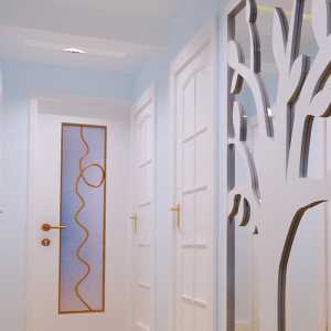 现代别墅彩纹地毯起居室装修效果图