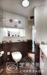 卫生间富裕型浴室柜混搭装修效果图