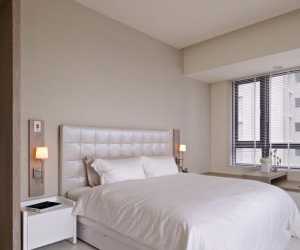 卧室新中式别墅白色装修效果图