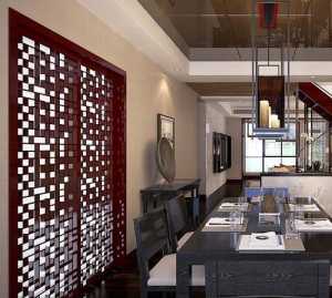 墙面餐厅家具现代装修效果图