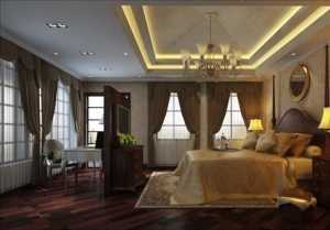 两室一厅欧式白色卧室装修效果图