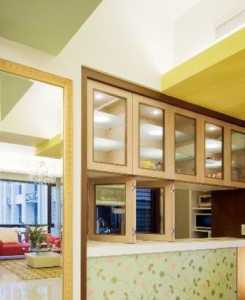 厨房古典原木色欧式吧台装修效果图