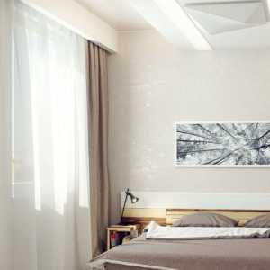北欧壁纸卧室家具卧室壁纸装修效果图
