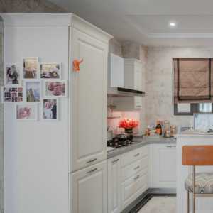 精美白色厨房橱柜展示装修效果图