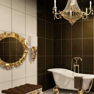 镜子卫生间淋浴花洒面盆装修效果图