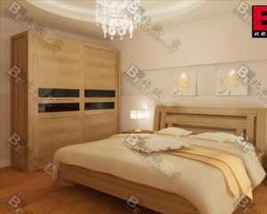 30平米现代欧式卧室装修效果图