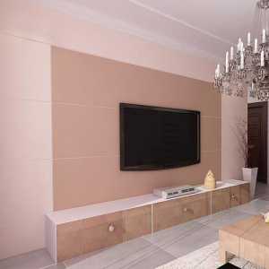 现代客厅电视背景墙壁纸装修效果图