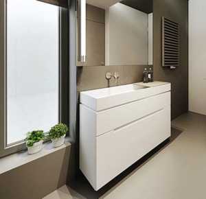 洗手台一居室日式卫生间装修效果图