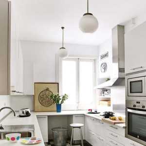 现代小户型厨房颜色搭配装修效果图
