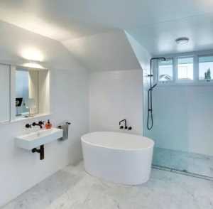 浴缸现代简约卫生间三居装修效果图