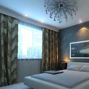 卧室家具现代简约双人台灯装修效果图