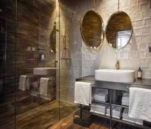富裕型别墅卫生间浴室柜装修效果图