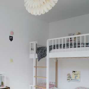 白色清新现代儿童房装修效果图