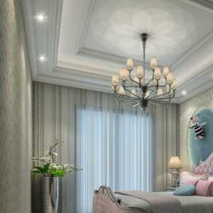 欧式别墅大型简易式卧室装修效果图