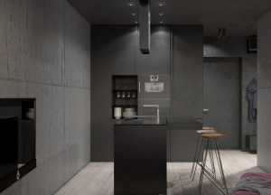 厨房橱柜灯具简洁装修效果图