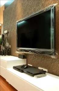 客厅豪华型电视背景墙装修效果图