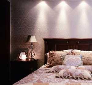 壁纸卧室美式装修效果图
