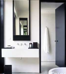 卫生间时尚欧式浴室柜装修效果图
