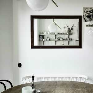 照片墙餐厅现代装修效果图