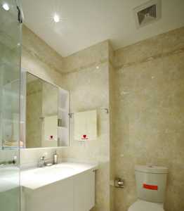 面盆淋浴房镜子卫生间浴帘装修效果图